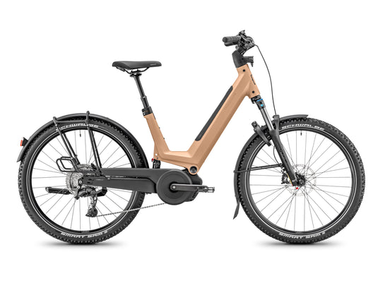 Moustache Xroad FS 6 Light 600Wh i fargen Brun (Earth)