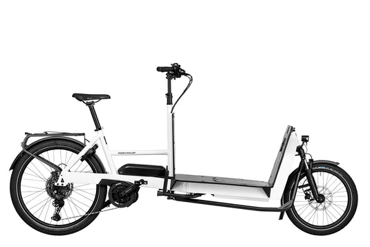 Riese & Müller Transporter2 65 touring Family i fargen True White