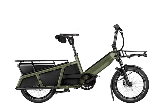 Riese & Müller Multitinker2 vario family i fargen grønn (Olive/Black)