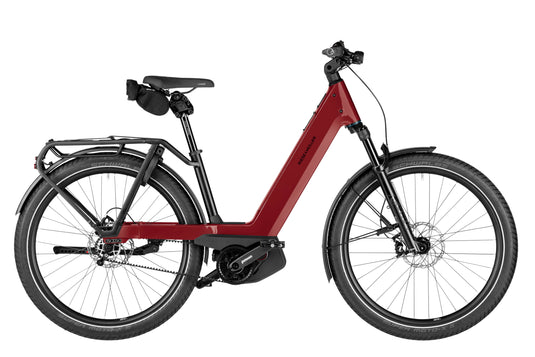 Riese & Müller Nevo5 pinion i fargen Rød (Ruby Red)