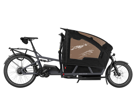 Riese & Müller Load5 75 vario family i fargen Kullgrå (Coal Grey)