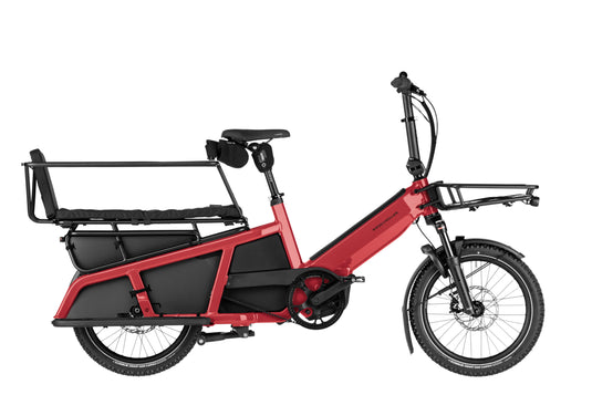 Riese & Müller Multitinker2 touring family i fargen Rød (Lava)