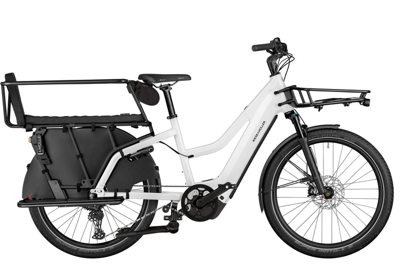 Last inn bildet i gallerivisningen, Riese &amp; Müller Multicharger3 Mixte FAMILY i fargen Hvit (Pearl White/Black)
