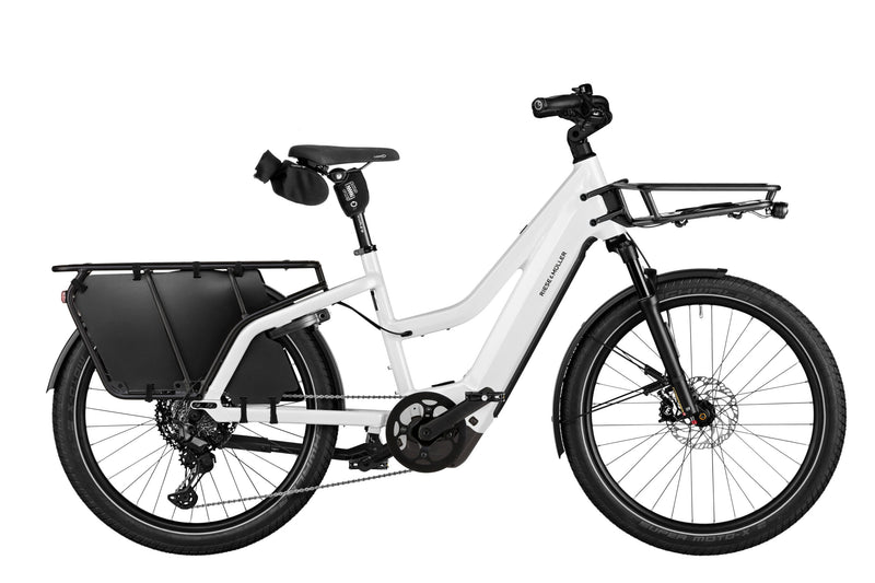 Last inn bildet i gallerivisningen, Riese &amp; Müller Multicharger3 Mixte Touring Family i fargen Hvit (Pearl White/Black)
