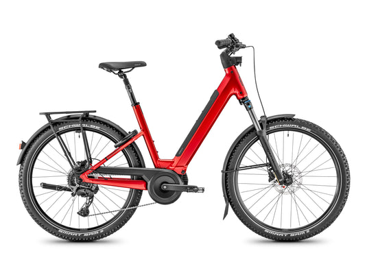 Moustache Xroad 2 600Wh Open i fargen Rød (Red)