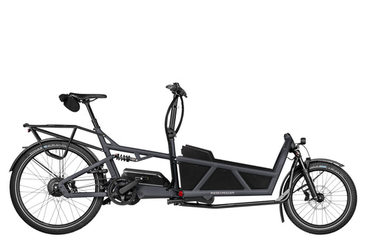 Riese & Müller Load5 60 vario Family i fargen Kullgrå (Coal Grey)