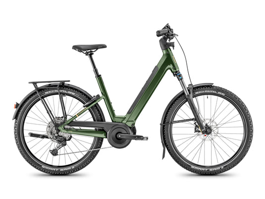 Moustache Xroad 6 800Wh Open i fargen Grønn (Green)