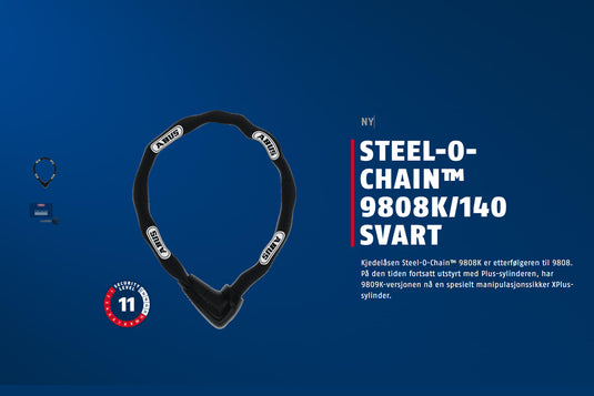 Abus Steel-O-Chain 9808K/140 8 mm XPlus