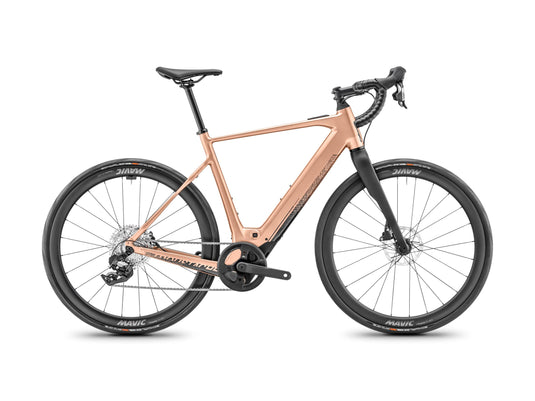 Moustache Dimanche 28.6 400Wh 2026 i fargen Kobber (Light Copper Glossy)