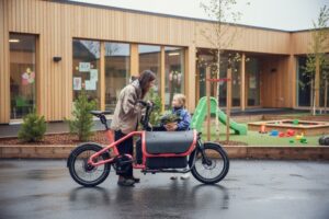 Skolestart lastesykkel longtail