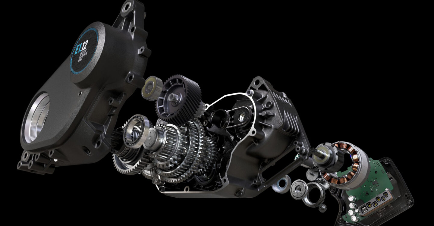 Pinion innvendig gir og motor
