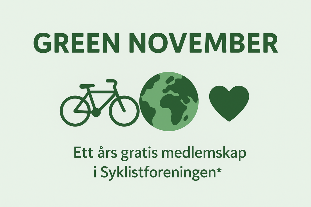 Kjøp elsykkel få 1 års medlemskap i syklistforeningen