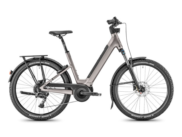 Moustache Samedi 27 Xroad 4 Open Titanium matt – allround elsykkel med Bosch Performance Line PX-motor og 600 Wh batteri